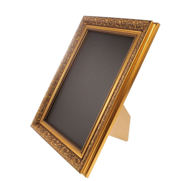 Gold Framed Chalkboard Free Standing A4